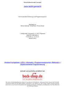 Java leicht gemacht - ReadingSample - Beck-Shop