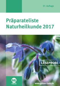 Präparateliste Naturheilkunde 2017