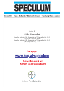 40 Jahre Geburtsmedizin