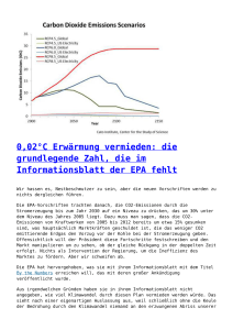 0,02°C Erwärmung vermieden: die grundlegende Zahl, die im