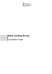 Bank Lending Survey - Erläuterungen zum