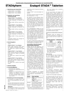 Enalapril STADA Tabletten - SRZ