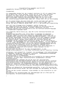 Pressemitteiling Logopädie vom 10-11-05