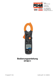 Bedienungsanleitung HT4011