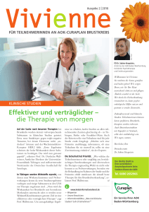 Effektiver und verträglicher – die Therapie von morgen