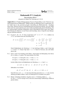Mathematik IT 3 (Analysis)