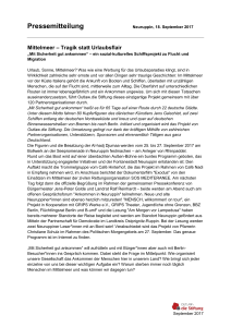 Pressemitteilung - Fontanestadt Neuruppin