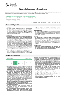 Key Investor Information