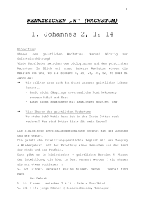 1. Johannes 2, 12-14