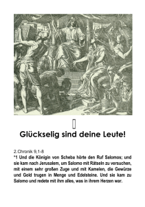 Glückselig sind deine Leute! - CFD Missionswerk CHRISTUS für Dich