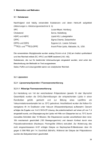 3 Materialien und Methoden 3.1 Substanzen Nachfolgend sind