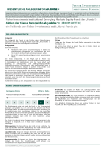 ein Teilfonds von Fisher Investments Institutional