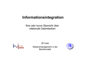 Vorlesung Informationsintegration