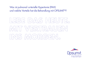 Was ist pulmonal-arterielle Hypertonie (PAH) und