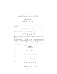 Algebra für Informatik (2016S)