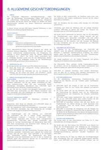 B. ALLGeMeINe GeSch&Auml;FtSBeDINGUNGeN - Cryo