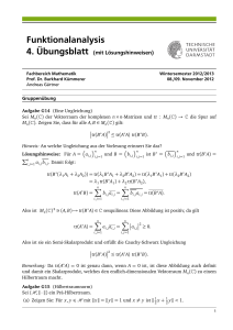 Funktionalanalysis - TU Darmstadt/Mathematik