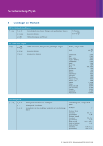 Formelsammlung Physik - Schulbuchzentrum Online