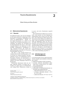 Passive Bauelemente - Ingenieur-Buch