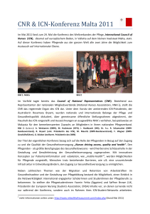 ICN-Konferenz Malta 2011 - Bericht - Wannsee