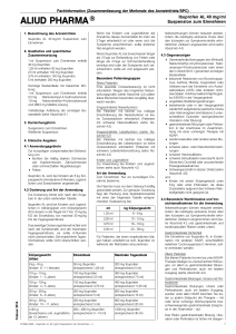 Ibuprofen AL 40 mg/ml Suspension zum Einnehmen