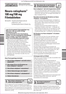 Neuro-ratiopharm® 100 mg/100 mg Filmtabletten - Shop