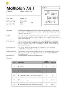 Mathplan 7.8.1 - educa.Unterricht