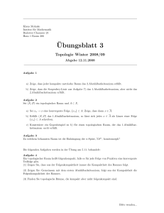 Ubungsblatt 3 - Institut für Mathematik