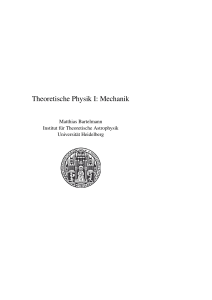 Theoretische Physik I: Mechanik