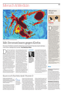 Mit Stromstössen gegen Krebs PDF