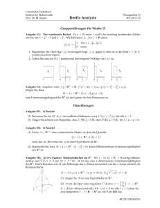 Reelle Analysis - Mathematik