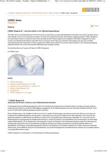 Sirona - The Dental Company - Produkte