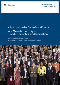 3. Internationales Deutschlandforum