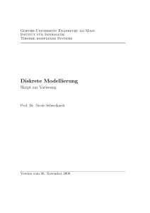 Skript zur Vorlesung Diskrete Modellierung (WS 07/08)