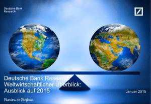 Deutsche Bank Research The House View