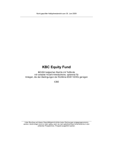 KBC Equity Fund