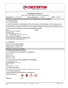 SICHERHEITSDATENBLATT