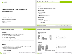 Einführung in die Programmierung