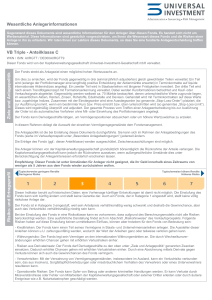 Wesentliche Anlegerinformationen VB Triple