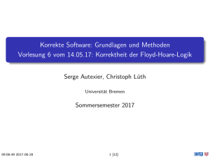 KSGM (SoSe 2017) - informatik.uni-bremen.de