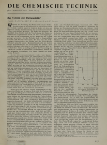 DIE CHEMISCHE TECHNIK