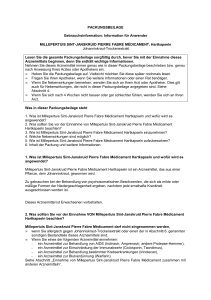 PACKUNGSBEILAGE Gebrauchsinformation: Information für