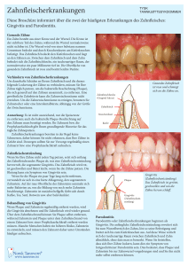 Zahnfleischerkrankungen