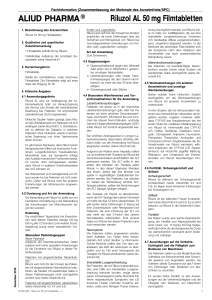 Riluzol AL 50 mg Filmtabletten - SRZ