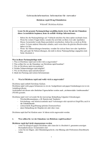 Information für Anwender Diclobene rapid 50 mg Filmtabletten