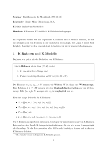 1 K-Rahmen und K-Modelle