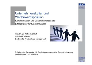 Unternehmenskultur und Wettbewerbsposition - qm