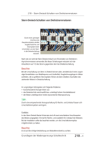 Stern-Dreieck-Schalten von Drehstrommotoren
