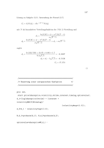 167 Lösung zu Aufgabe 3.2.1: Anwendung der Formel (3.7) Ct = StN