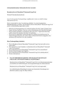 Information für den Anwender Bromhexin Krewel Meuselbach